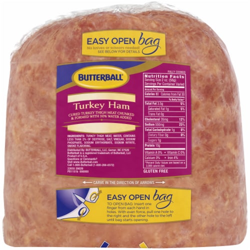 Butterball® Original Turkey Ham Fresh Sliced Deli Meat, 1 lb Ralphs