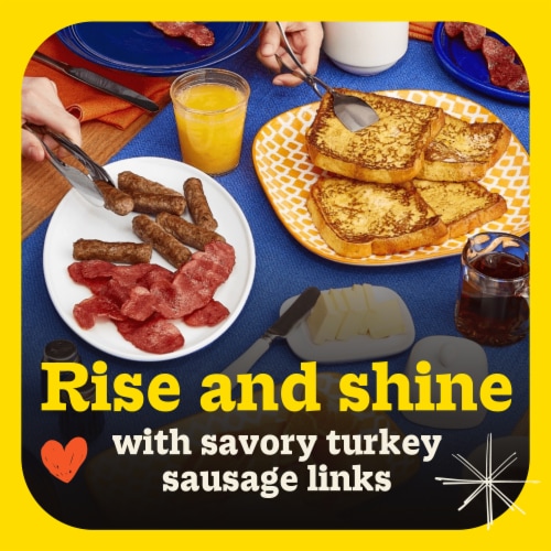 Butterball All Natural Turkey Breakfast Sausage Links, 12 Links Perspective: right