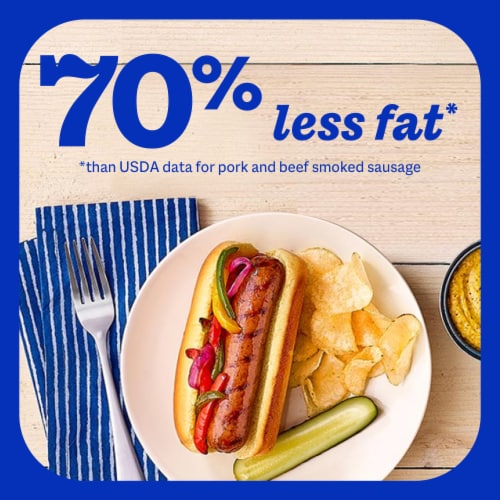 Butterball Hearty Link Turkey Sausage, Old World Smoked Perspective: right