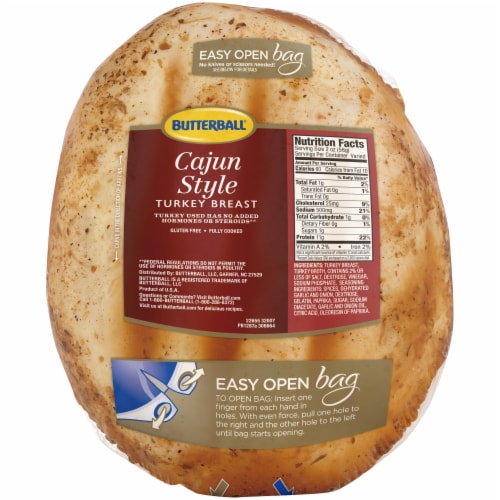 Butterball Cajun Style Deli Sliced Turkey Breast Perspective: right