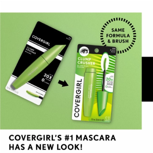 CoverGirl Clump Crusher by Lash Blast 810 Black/Brown Mascara Perspective: right