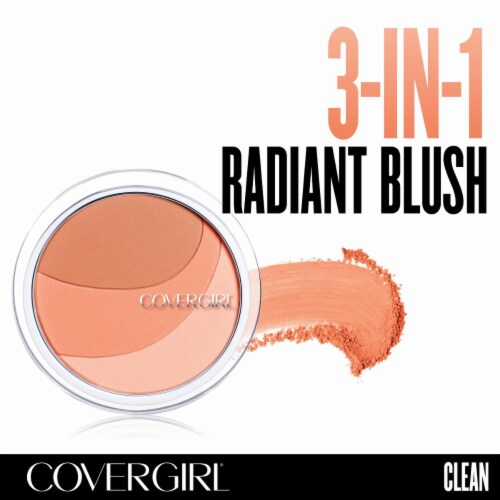 Covergirl Clean Glow Peaches Blush Perspective: right