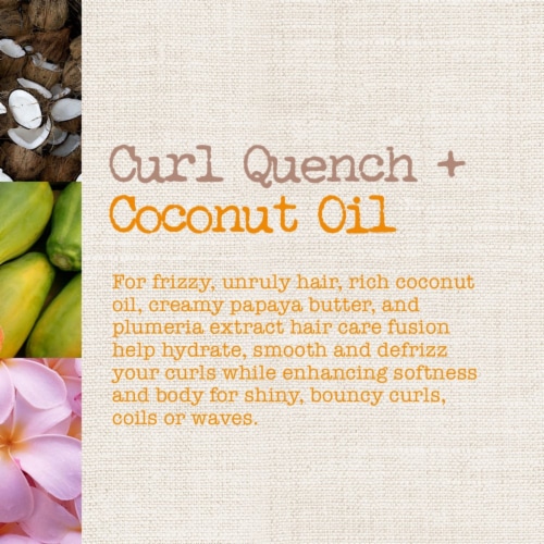 Maui Moisture Curl Quench + Coconut Oil Shampoo Perspective: right