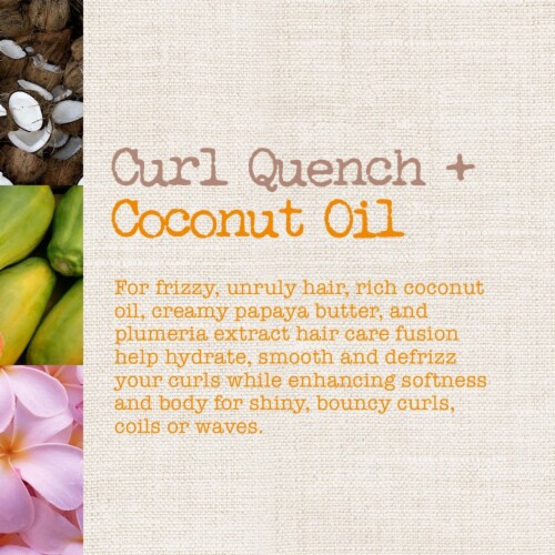 Maui Moisture Curl Quench + Coconut Oil Shampoo Perspective: right