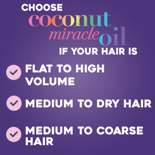 OGX Extra Strength Damage Remedy + Coconut Miracle Oil Shampoo Perspective: right