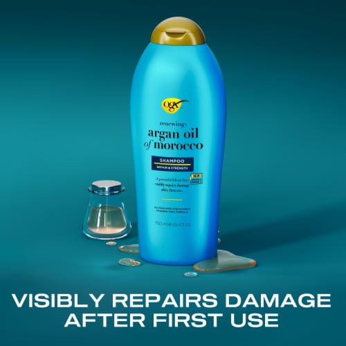 OGX Renewing + Argan Oil Of Morocco Repairing Shampoo Perspective: right