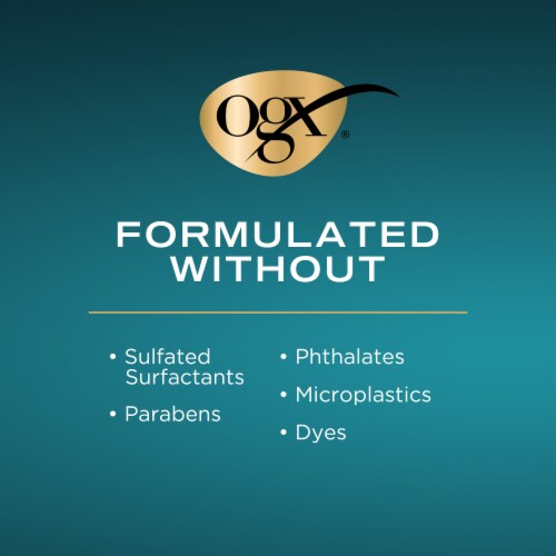 OGX Renewing + Argan Oil of Morocco Repairing Shampoo, TSA-Compliant Travel Size Perspective: right