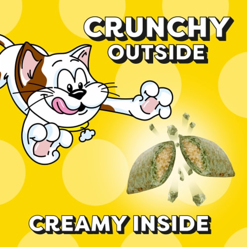 Temptations Classic Blissful Catnip Flavor Crunchy and Soft Adult Cat Treats Perspective: right