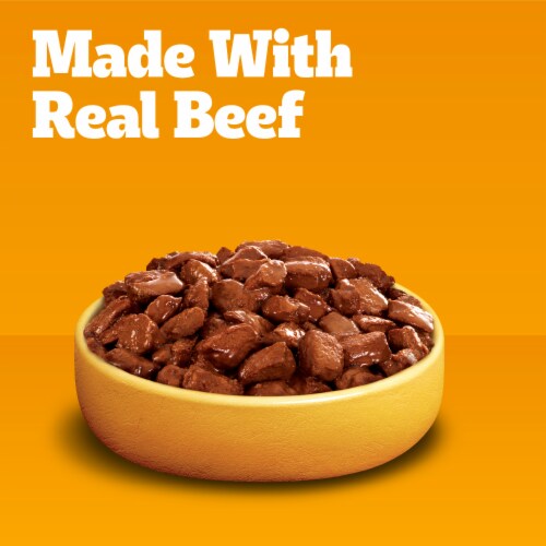 Pedigree Choice Cuts in Gravy Adult Canned Soft Wet Dog Food Beef Perspective: right