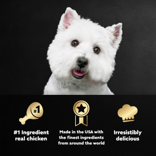 Cesar Loaf & Topper in Sauce Rotisserie Chicken Bacon & Cheese Adult Wet Dog Food Perspective: right