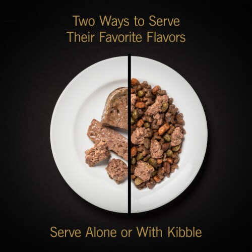 Cesar Canine Cuisine Beef and Chicken & Liver Recipe Wet Dog Food Variety Pack Perspective: right