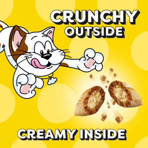 TEMPTATIONS Classic Shrimpy Shrimp Flavor Crunchy and Soft Cat Treats Perspective: right