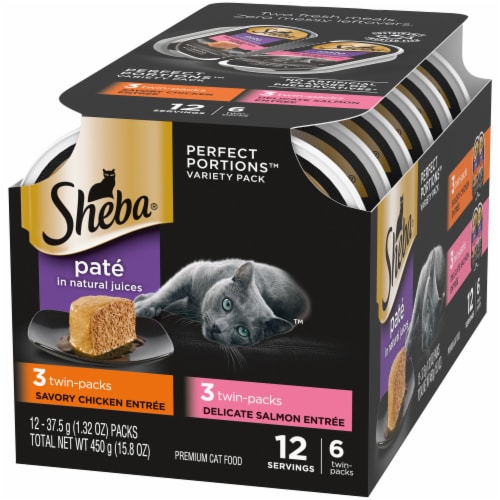 Pâtée pour chat sauces gourmandes, Sheba (12 x 85 g)