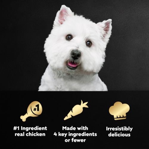 Cesar® Simply Crafted™ Chicken Carrots Barley & Spinach Wet Dog Food Tub Perspective: right
