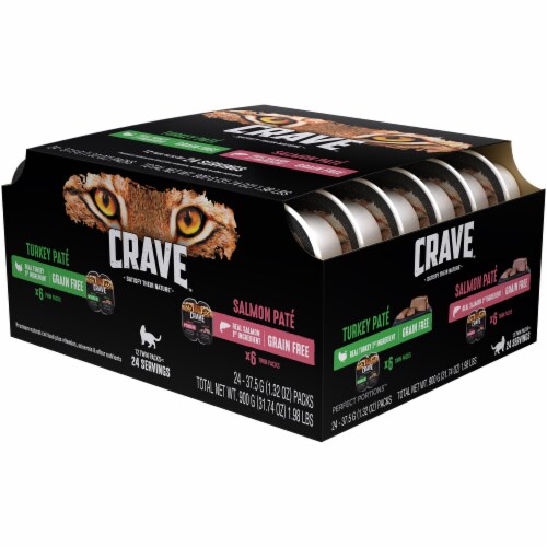 Crave Turkey & Salmon Multi-pack Perspective: right