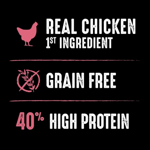 Crave Grain Free Chicken & Salmon Adult Dry Cat Food Perspective: right