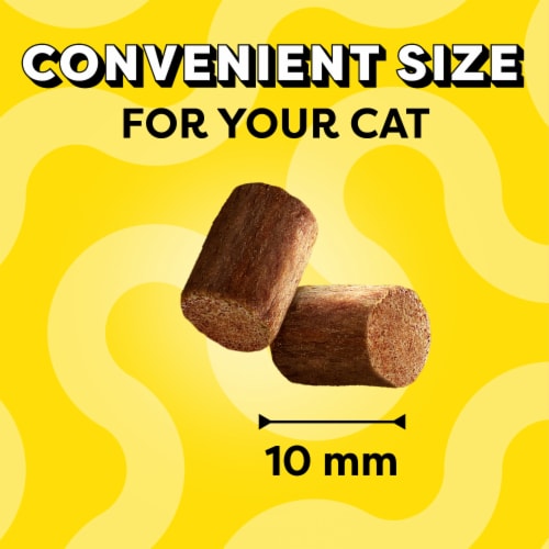 Temptations Meaty Bites Soft and Savory Cat Treats Salmon Flavor Perspective: right