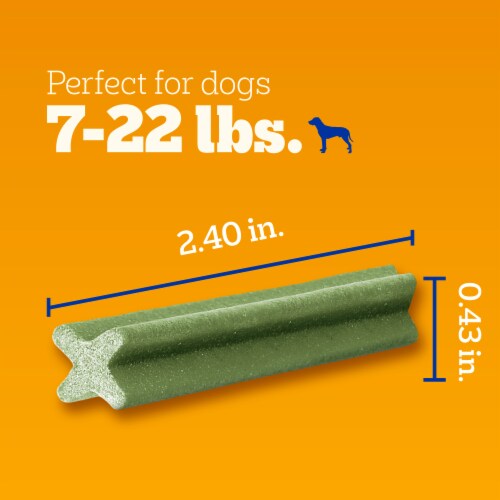Pedigree Dentastix™ Fresh Flavor Adult Toy/Small Dog Dental Chew Dog Treats Perspective: right