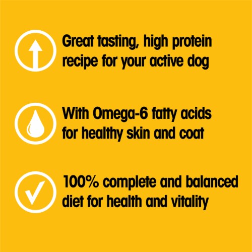 Pedigree High Protein Chicken & Turkey Adult Dry Dog Food Perspective: right