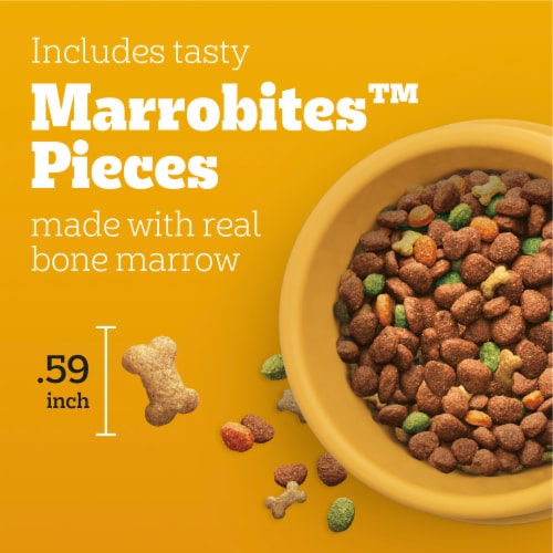 Pedigree MarroBites Adult Dry Dog Food Grilled Steak and Vegetable Flavor Perspective: right