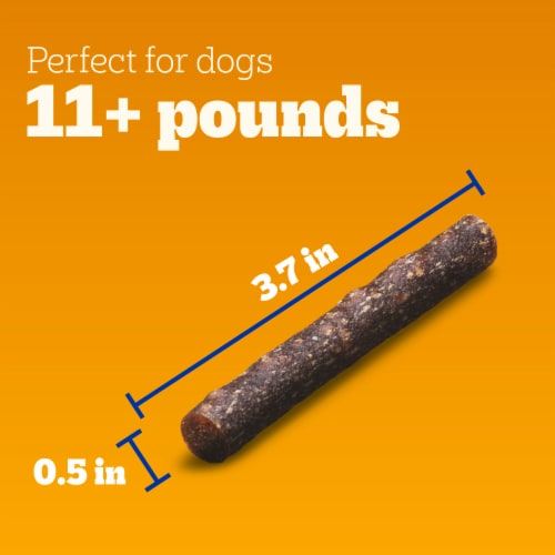 Pedigree Canine Cookout Meaty Sticks Dog Treats Beef Flavored Perspective: right