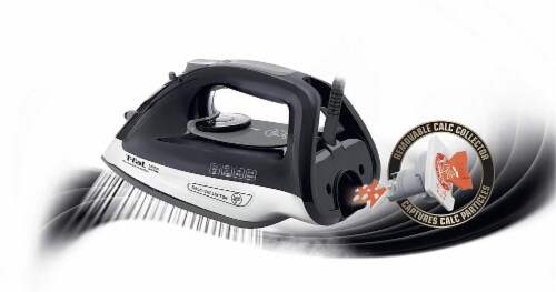 T-fal Powerglide Steam Iron - Black/Silver Perspective: right