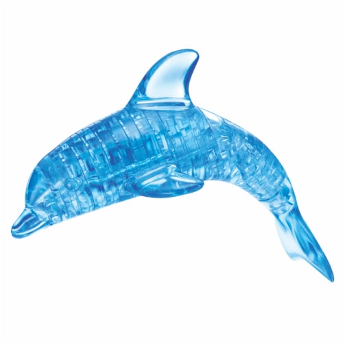BePuzzled 3D Dolphin Crystal Puzzle - Blue Perspective: right