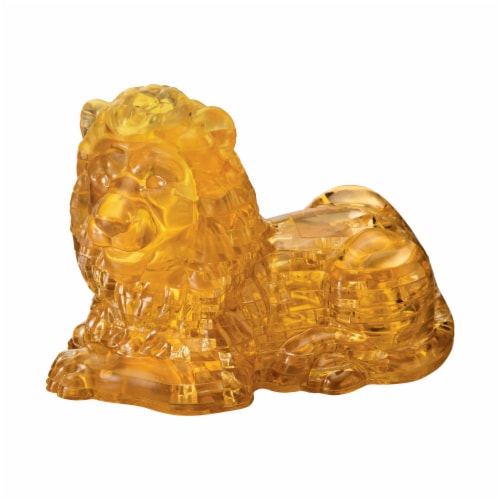 BePuzzled 3D Lion Crystal Puzzle Perspective: right