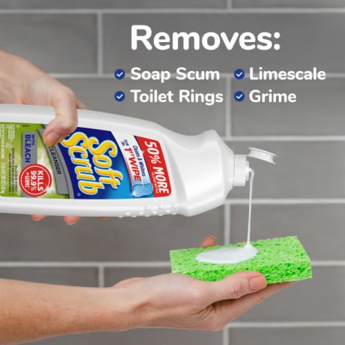 Soft Scrub® with Bleach Cleanser Perspective: right