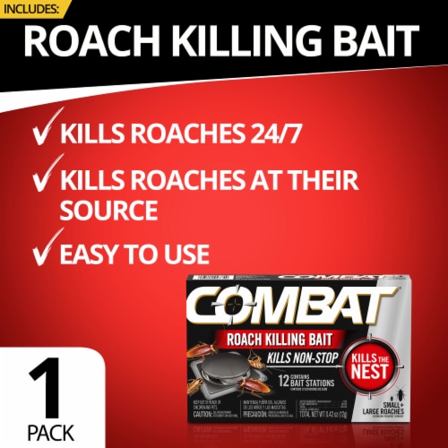 Combat® Roach Killing Bait Perspective: right