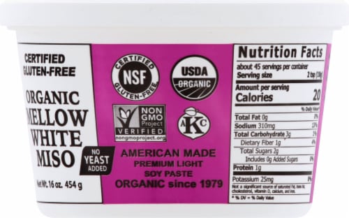 Miso Master® Organic Mellow White Miso Perspective: right