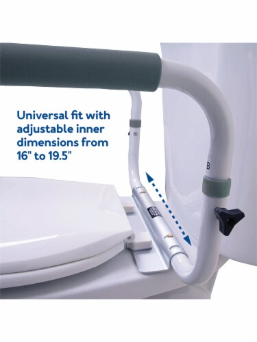 Carex® Toliet Support Rail Perspective: right
