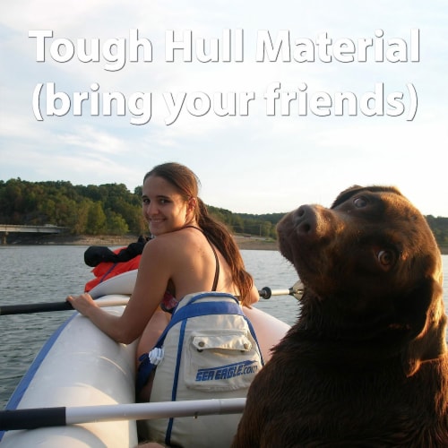 Sea Eagle 370 Pro 3 Person Inflatable Water Sport Kayak Canoe Boat with Paddles Perspective: right