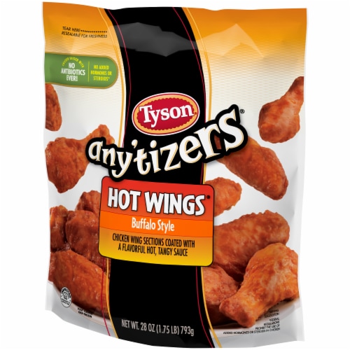 Tyson Buffalo Style Hot Wings Any'tizers Perspective: right
