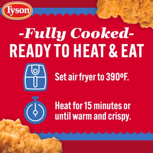 Tyson® Fully Cooked Crispy Chicken Strips Perspective: right