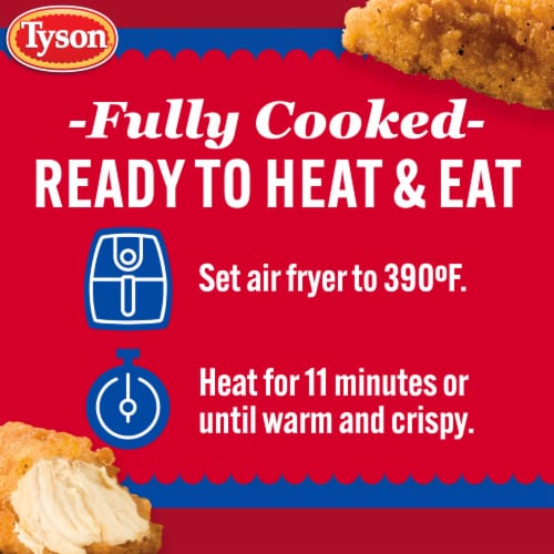 Tyson® Fully Cooked Southern Style Chicken Breast Tenderloins Perspective: right