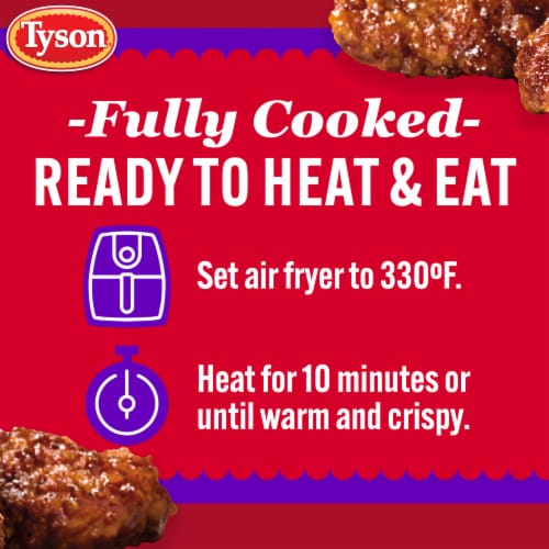 Tyson® Any'tizers® Frozen Honey BBQ Boneless Chicken Bites Perspective: right