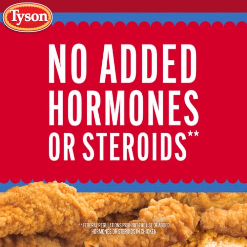 Tyson® Fully Cooked Frozen Crispy Chicken Strips Perspective: right