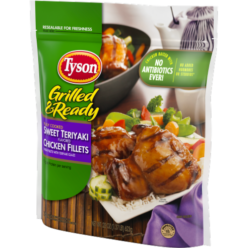 Tyson Grilled Ready Sweet Teriyaki Chicken Fillets 22 Oz Kroger