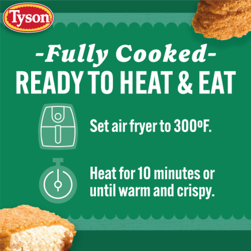 Tyson® Air Fried Perfectly Crispy Chicken Nuggets Perspective: right