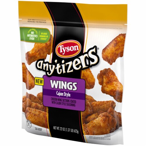 Tyson Anytizers Cajun Style Chicken Wings Perspective: right