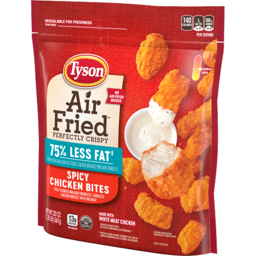Tyson® Air Fried Perfectly Crisp Spicy Chicken Bites Perspective: right