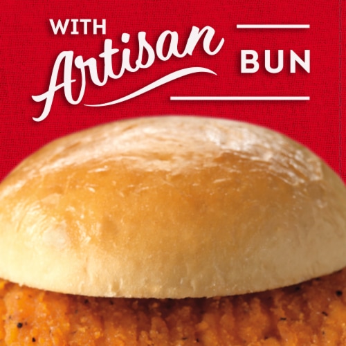 Tyson Spicy Chicken Breast Sliders Perspective: right