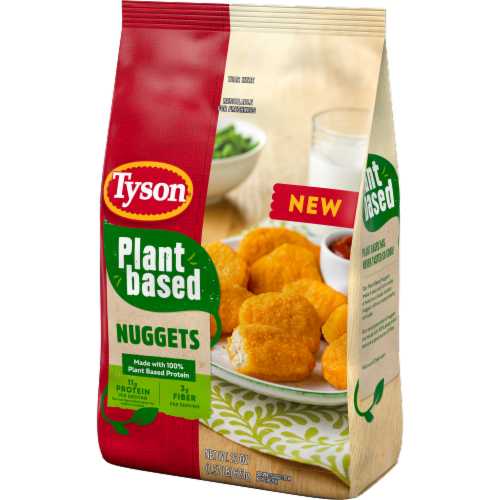 Tyson® Fully Cooked Plant Based Nuggets Perspective: right