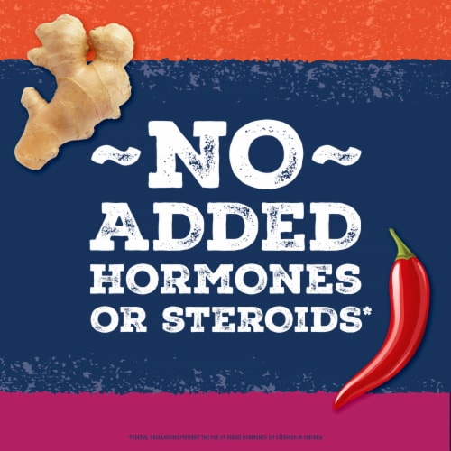 Tyson® Korean BBQ Flavored Chicken Wings Perspective: right