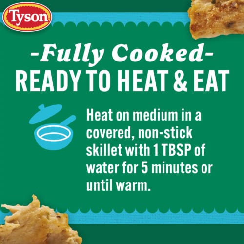 Tyson Frozen Salsa Verde Seasoned Pulled Chicken Breast Perspective: right