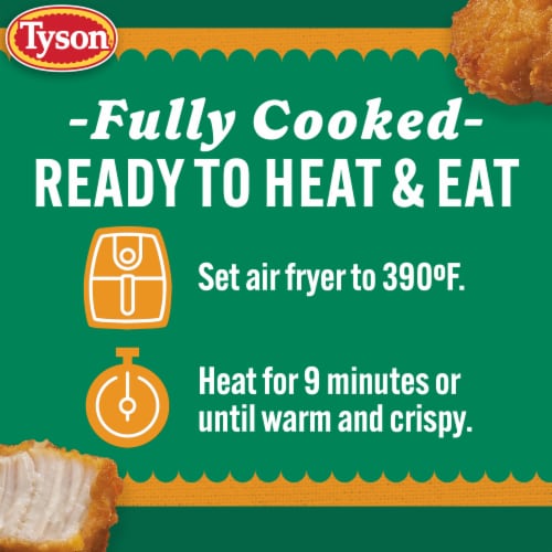 Tyson Frozen Lightly Breaded Honey Boneless Chicken Bites Perspective: right