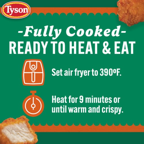 Tyson Frozen Lightly Breaded Hot Honey Boneless Chicken Bites Perspective: right