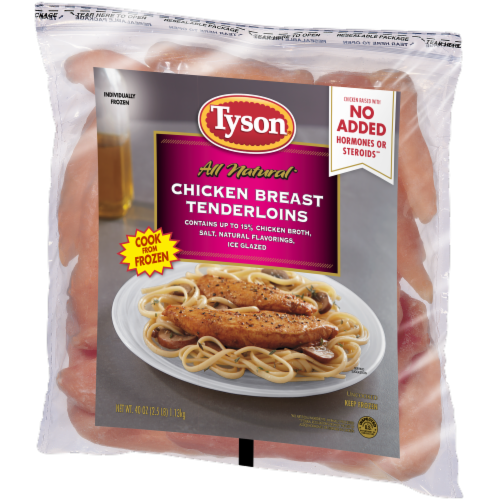 Tyson® Boneless Skinless Chicken Breast Tenderloins Perspective: right