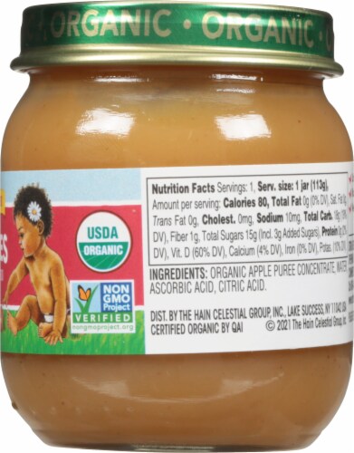 Earth's Best Organic® Apples Stage 2 Baby Food Perspective: right